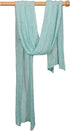Newborn Baby Photography Prop Swaddle Cheesecloth Knit Crochet Wrap, 16 Colors Available (Mint)