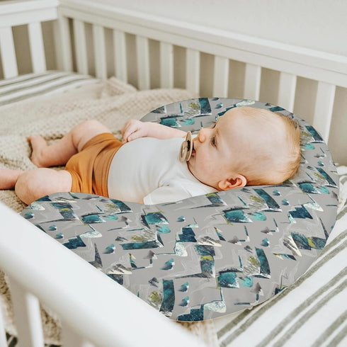Boho Mountains Baby Nursing Pillow Covers for Boy Girl Mountain Range Landscape Nursery Feeding Pillowcase
