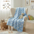 30 40 Inch SmoothNovelty Blue Bow Baby Throw Blanket Cute Dual Side Microfiber Newborn Boy Swaddle Blanket x Coquette