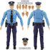 6.5 Inch Figures Toy Company Ultimate Police Officer Figure with Deluxe Articulation