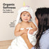 100% 1-3 KeaBabies Organic Baby Towel with Hood for Girls, Boys - Soft, Absorbent, Cotton Hooded Baby Towels