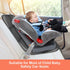 Car Seat Protector for Child Car Seat, 2 Pack with Non-Slip Bottom and 2 Large Mesh Pockets for SUV