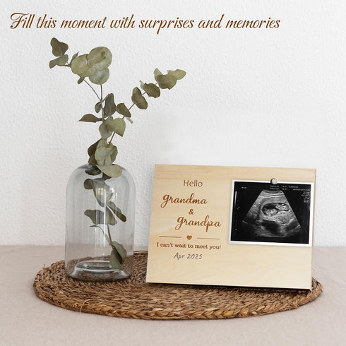 Keepsake Box for Pregnancy Tests - Perfect for Announcing to Grandparents