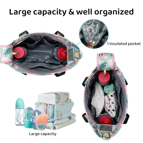 Diaper Bag Tote Satchel Waterproof Messenger Baby Diaper Bags for Mom and Dad Multifunction Medium Travel Tote