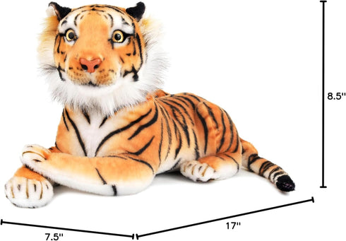 17 Inch TigerHart Arrow The Tiger - Squeeze Me! - Stuffed Animal Plush