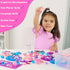(3 Unicorn Sensory Dough Kit Jars) Non-Toxic Dough with Unicorn Cutters, Charms, Rainbow, Pom Poms, Diamonds, Gems