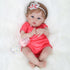 18 Inch Set 3+ WOOROY Realistic Reborn Baby Dolls - Lifelike Newborn Baby Girl, Real Baby with Soft Weighted Body, Real