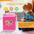 Washing Machine, Kids Mini Simulation Electric Automatic Washing Machine, Lightweight Small Appliance with Realistic Details, Perfect for Girls & Boys (pink)