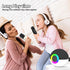 goopow 3 4 5 6 7 8+ (Black-2 Mini Karaoke Machine Speaker for Kids Adults, Portable Bluetooth Microphone Song Toys
