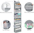 Univivi Door Hanging Organizer for Nursery Closet, Baby Storage with 6 Large Compartments and 8 Side Pockets for Toys,