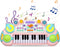 Toddler Piano Toy Keyboard, 24 Keys Toy Piano for Baby, Multifunctional Baby