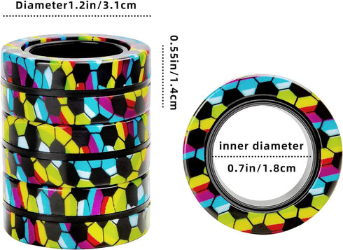 Set, Pack (3PCS) Magnetic Rings Fidget Toy Idea ADHD Fidget Toys, Adult Fidget Magnets Spinner Rings for Anxiety Relief