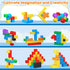 32 PCS Magnetic Blocks for Toddlers Age 3-5, STEM Educational Cubes, Christmas Birthday Gifts for Kids