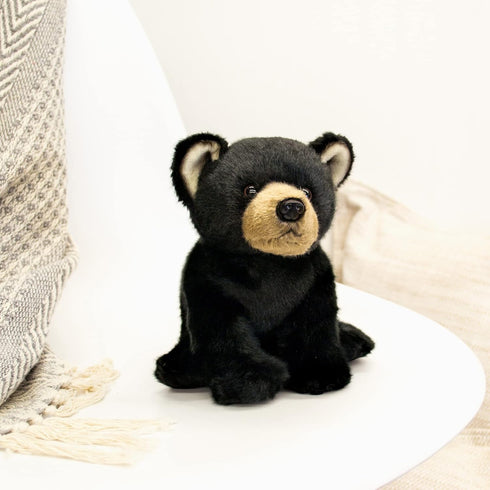 Nat and Jules Crawling Small Black Bear Plush Stuffed Animal Toy