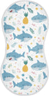 decor gift Cotton Burp Cloths Baby Breathable Cute Cartoon Tropical Shark Summer Baby spit