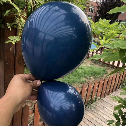 Navy Blue Balloons, 5 inch Mini Dark Blue Latex Balloons, 100pcs for Birthday Wedding Baby Shower Decorations