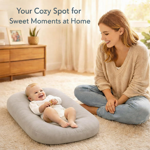 Tummy Surface,0 0-12 Baby Lounger Play Mat,Baby Lounger for Newborn Time for Babies in Flat Angle Newborn Loungers