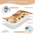 siphylline 52" 34" Cartoon Cute Squirrel Brown Extra Large Resuable Toddler Mattress Pads Highly Absorbent Diaper