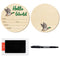 R HORSE Baby Birth Announcement Sign with Marker Pen, 3D Mallard Duck