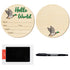 R HORSE Baby Birth Announcement Sign with Marker Pen, 3D Mallard Duck