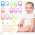 15 Dummy Patelai Pieces Soft Silicone Baby Pacifier Clips Holders Silicone Adapter Rings Holder Baby Nipple Rings
