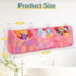 Bath Toy Storage, Large Capacity 3 Compartments Bathtub Toy Storage, Opening Bath Toy Holder Organizer, Mesh Shower Caddy for Kids Baby Bathroom Toy - Pink by DOCMON