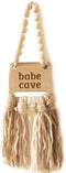 Decocove Babe Cave Sign - Wood Bead Garland - Boho Nursery Wall