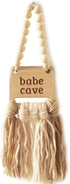 Decocove Babe Cave Sign - Wood Bead Garland - Boho Nursery Wall