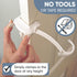Door Monkey Pinch Child Proof Door Lock & Guard - For Door Knobs & Lever Handles - Easy to Install - No Tools or Tape