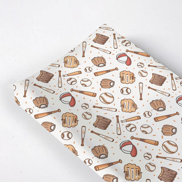KuphiL10C Cartoon Baseball Balls Hats Gloves Baby Changing Pad Cover,Unisex Sports Nursery Diaper