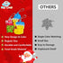 FIDWOD 32PCS Pack Party Favors for Kids: Mini Pop Keychain Toys - Bubble Sensory Stocking Stuffers for Boys & Girls