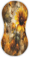 Bulletgxll Sunflowers and Bees Unisex Baby Burp Cloths Set of 4, Soft Absorbent