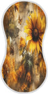 Bulletgxll Sunflowers and Bees Unisex Baby Burp Cloths Set of 4, Soft Absorbent