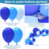 Kelfara Blue Balloon Garland Arch Kit, 109Pcs Royal Blue Pastel Balloons for Baby Shower, Birthday, Engagement