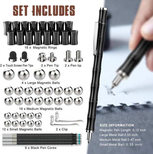 8 10 11 12 13 14 15 Magnetic Fidget Pen Toys for Teens, Unique Birthday Gifts for Young Men Fun Gifts for Teenage Boys