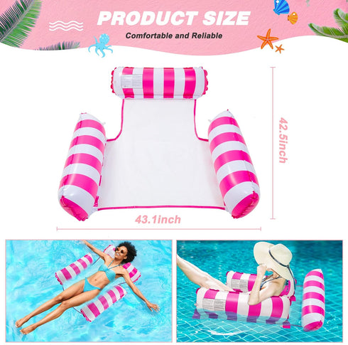 MLRYH Hammock, Swimming Hammock,Multi-Purpose Hammock Pool Floats, Inflatable Pool Floats Pool Float Adult Inflatable