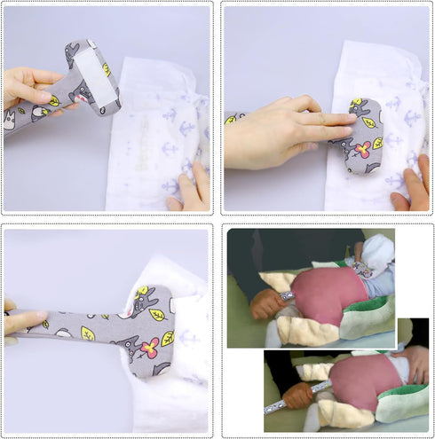 Diaper Changing Guide for Spica Cast - Velcro Solution
