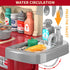 WATUDOU Playset Sets 3 4 5 6 7 8, Kids Kitchen for Toddlers Girls, Toy Kitchen Pretend Play Food Toys for Kids Girls