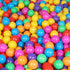 100 Pack Colorful Plastic Balls for Baby Play, BPA Free Balls for Ball Pit, Bounce House, Baby Pool & Playhouse