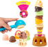 BigOtters Ice Cream Game, Sweet Treats Ice Cream Tower Balancing Game, Pretend
