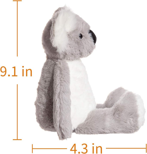 Apricot Lamb Toys Plush Gray Koala Stuffed Animal Soft Cuddly (9 Inches, Gray Koala)
