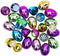 The Dreidel Company Prefilled Easter Eggs (50-Pack) with Assorted Toys - Colorful