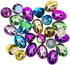 The Dreidel Company Prefilled Easter Eggs (50-Pack) with Assorted Toys - Colorful