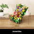 Set (1067 Pretty Spring Flower Sea Bouquet Building for Adults - Botanicals Building Kit Gifts for Valentine's
