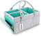 Baby Diaper Caddy Organizer for Boy or Girl, Large Nursery Storage Bin Basket for Changing Table and Car
