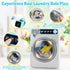 Playset Set Kids Toy Washing Machine, Realistic Pretend Play Appliance for Girls, Interactive Toy Dollhouse Furniture