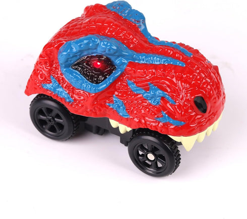 Dinosaur Car Toy - LED Racing Car Toys for Christmas Birthday Gifts for Kids 3-6 Years Old