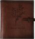 sucarlon Photo Album 4x6 200 Photos, Genuine Leather Photo Albums with Writing Space
