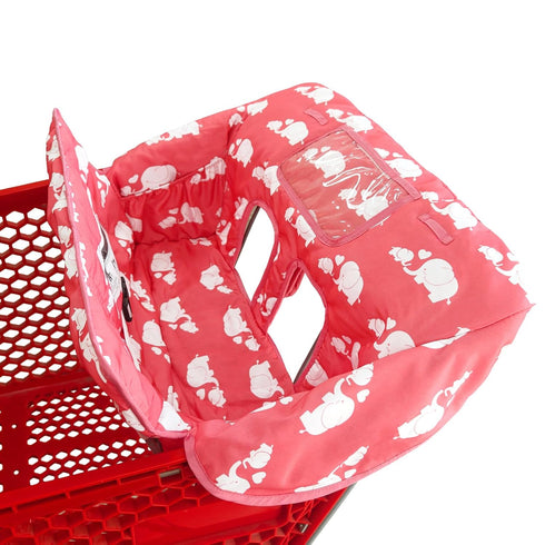 2-in-1 Shopping Cart and High Chair Cover for Baby, Padded Cover, Fold'n