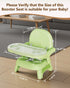 3-in-1 618M 30 lbs), Booster Seat for Kitchen Chair, Foldable & Portable Booster Seat with Tray, Extra Dishwasher-Safe